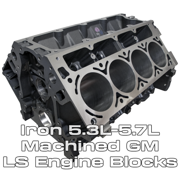 5.3-5.7L Iron LS Engine Block