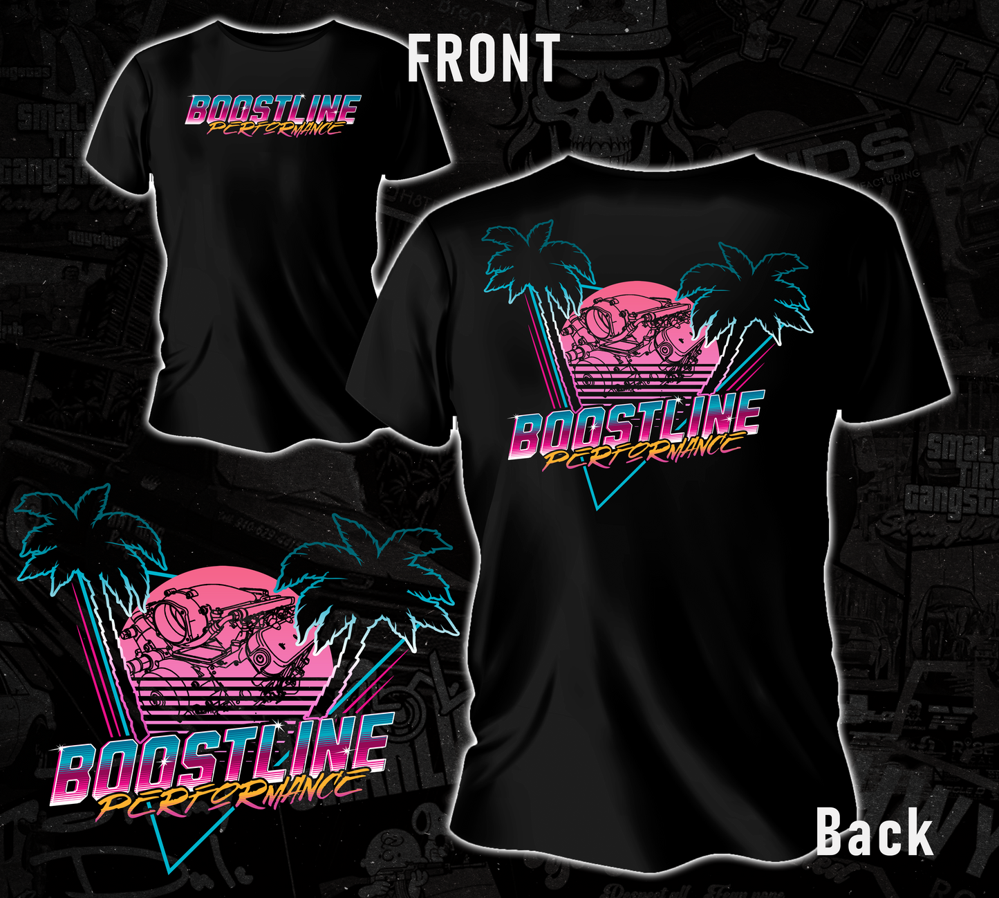 80's Theme Boostline T-Shirt