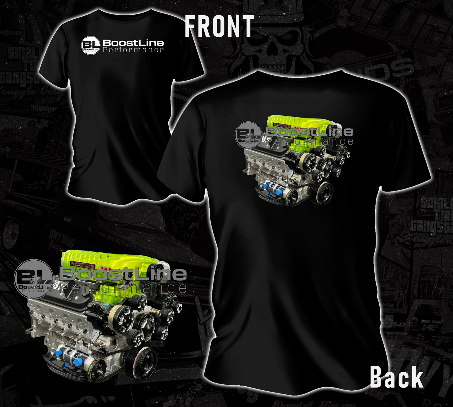 Boostline Whipple Engine T-Shirt