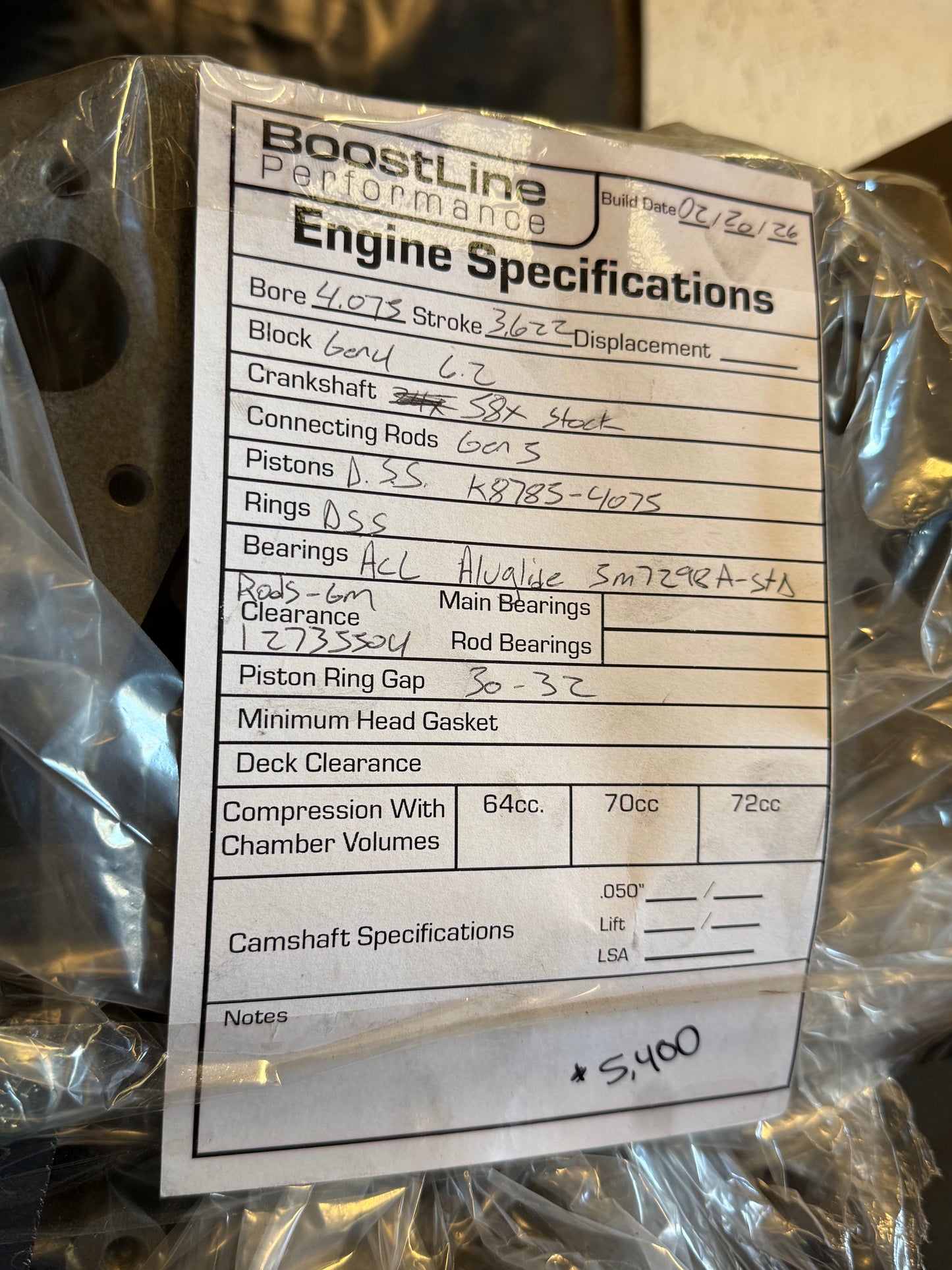 Aluminum 6.2L Street Series Long Block(Gen 4)