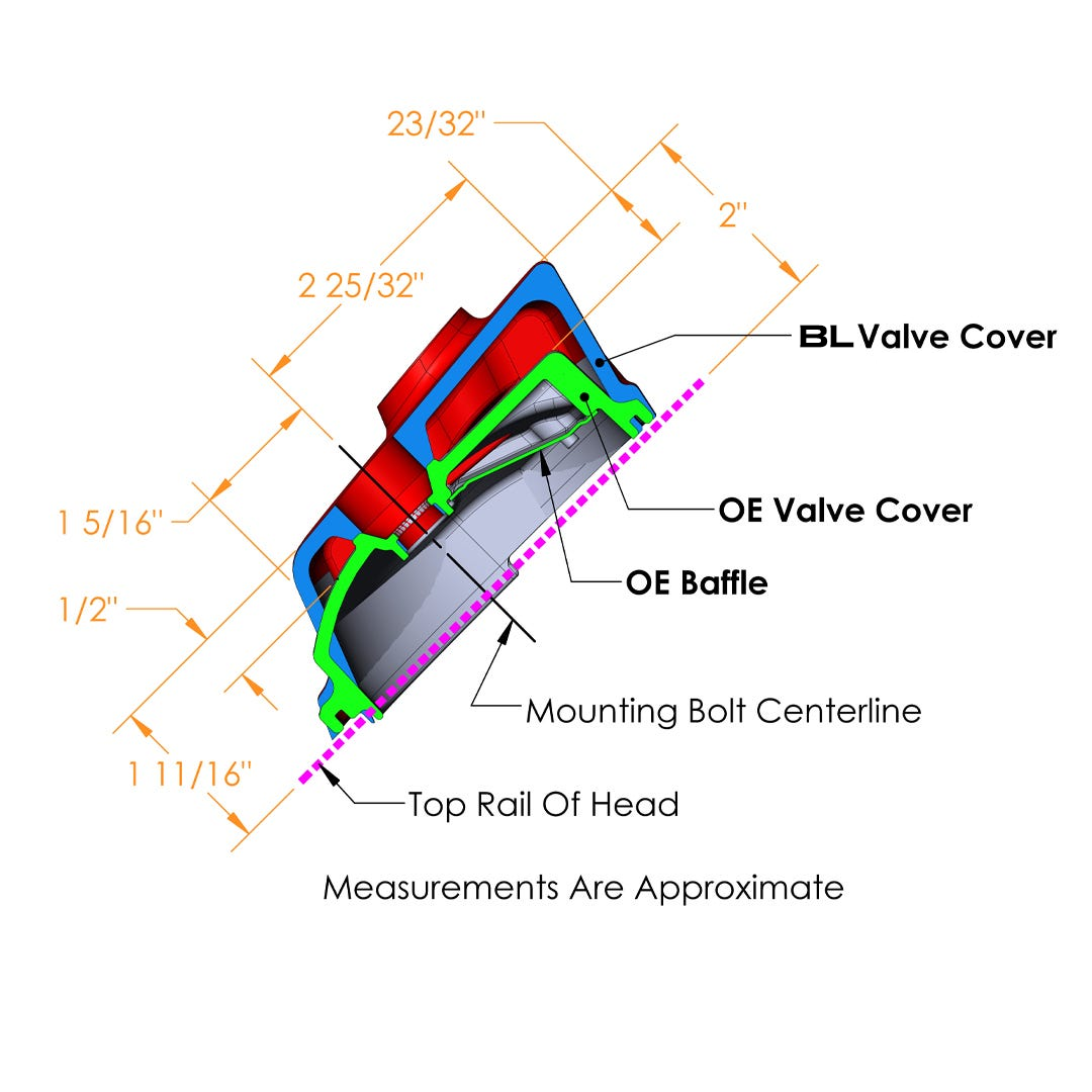 Boostline LS Valve Covers